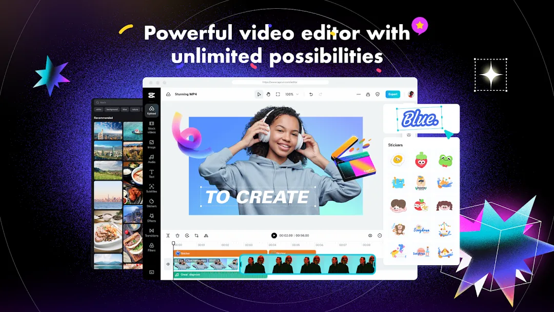 CapCut for PC desktop editor on Windows