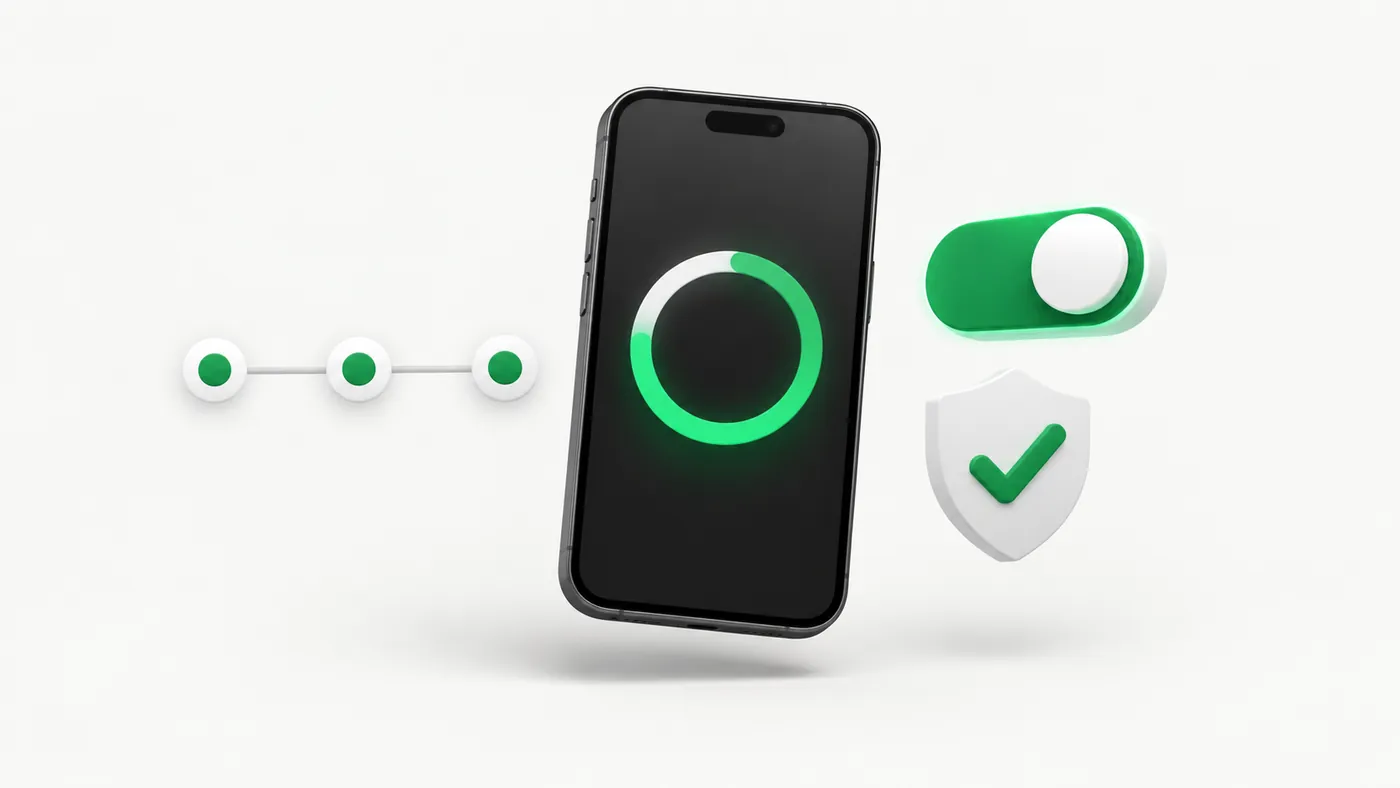 Installing the CapCut APK on an Android phone with a progress ring, permission toggle and security shield